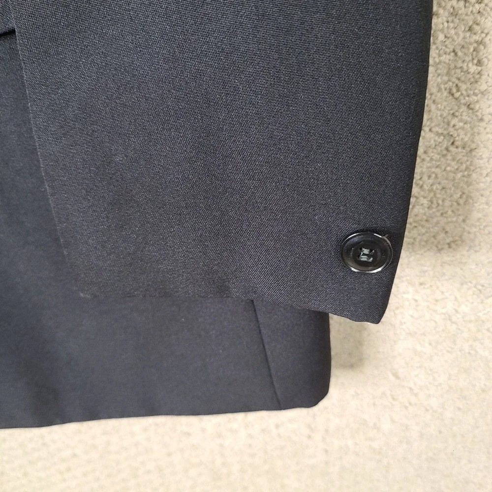 Raffinati Jacket Mens 44L Black Blazer Single Button Peak Lapel Formal Wedding